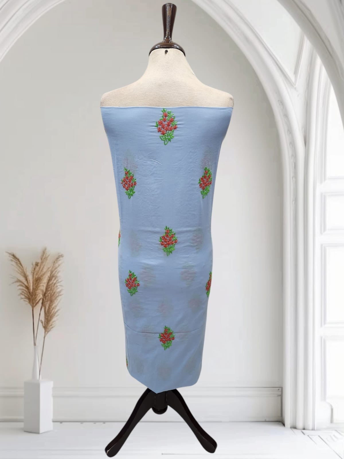 Lawn hand embroidered shirt