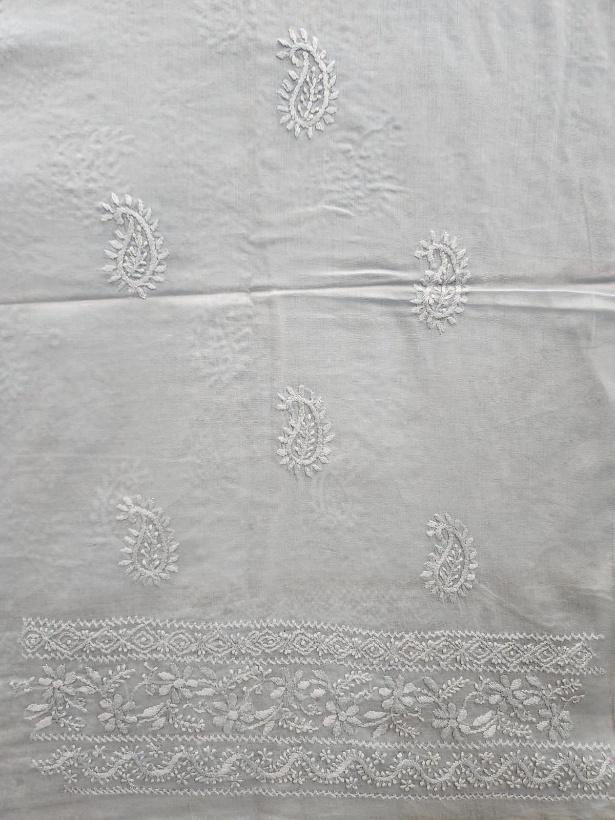 Lawn hand embroidered shirt