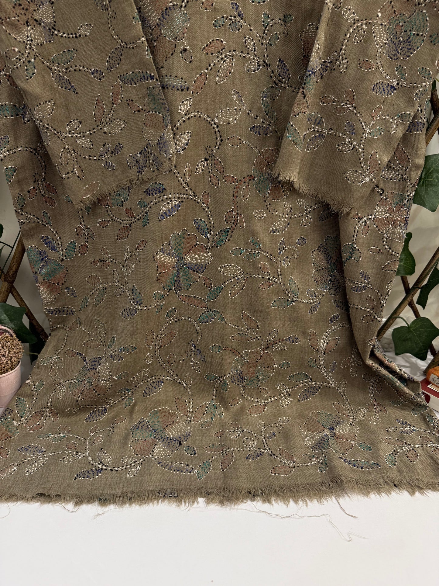 Pashmina kantha kurta size Large