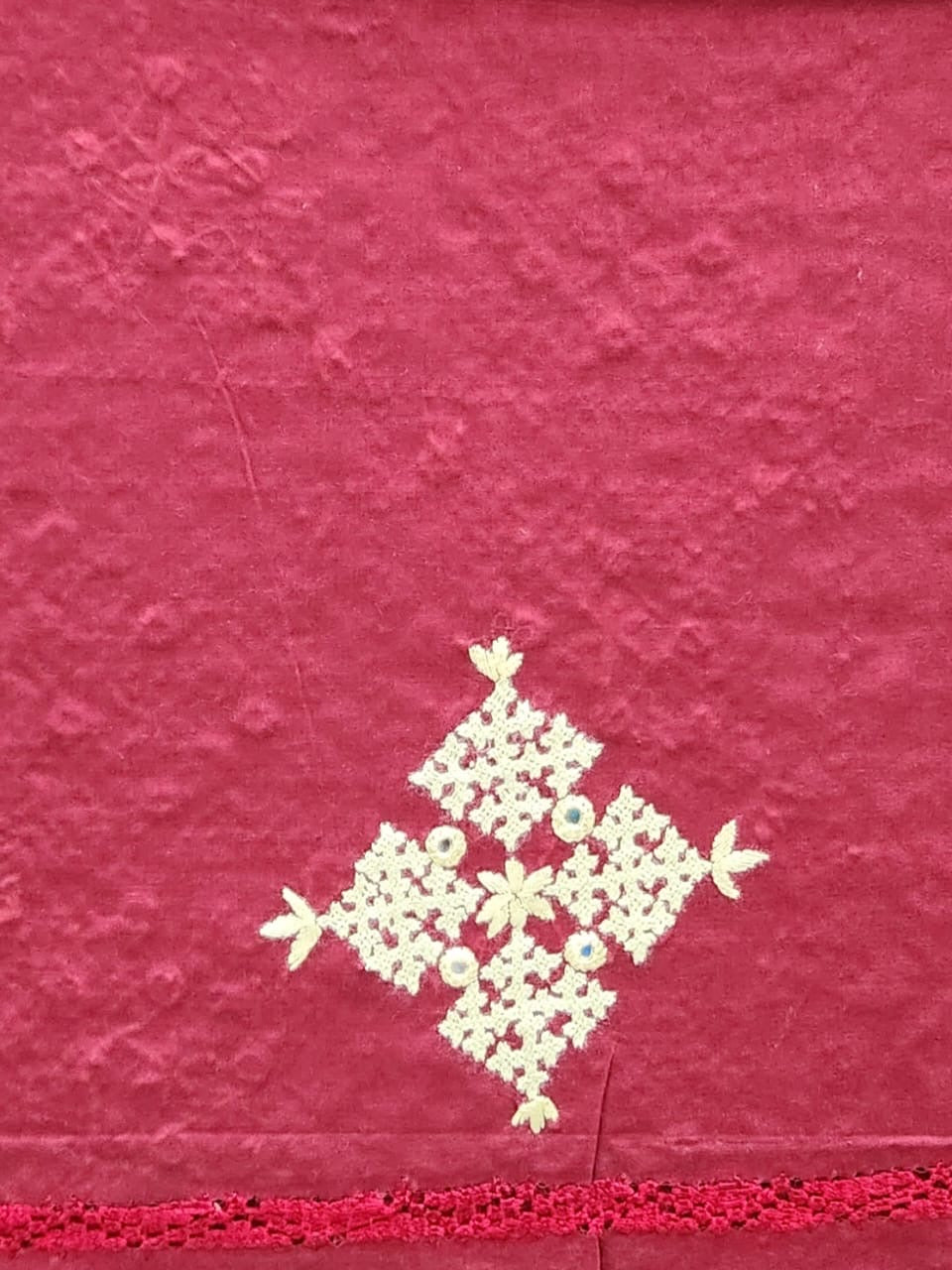 Tarkashi lawn hand embroidered shirt