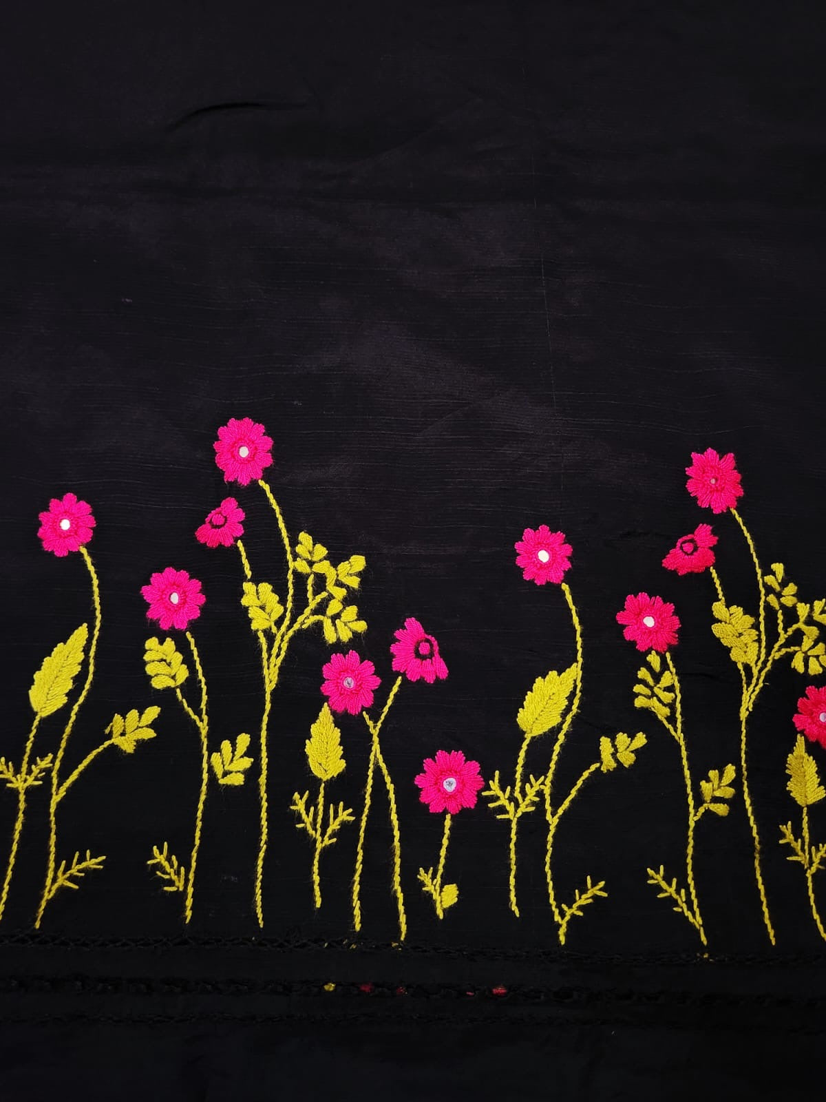 Rare Black beauty Raw Silk 2pc