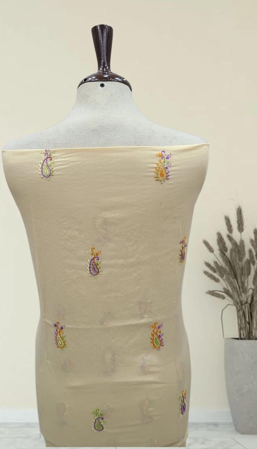 Pasley Embroidered Lawn Shirt