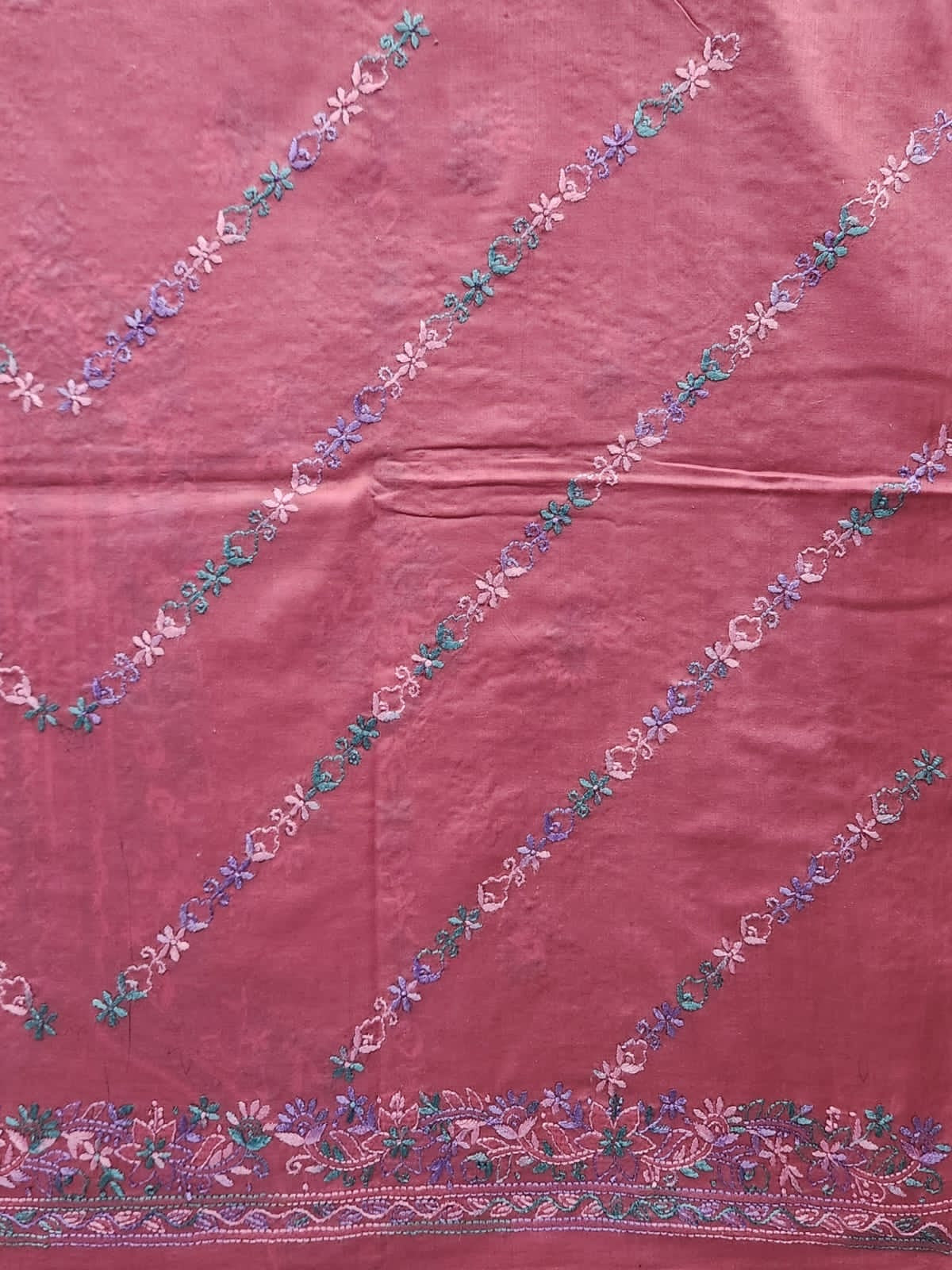 Premium shirt lawn hand embroidered