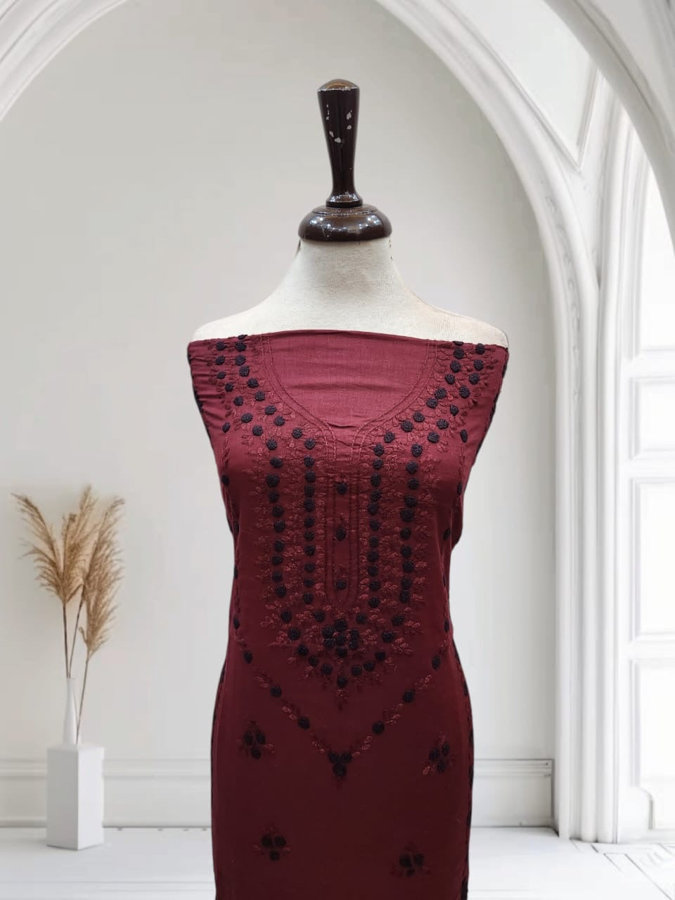 Maroon lawn budget shirt