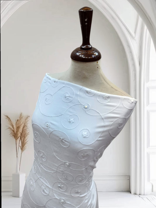 Marina Shirt with Tarkashi Embroidered Jaal