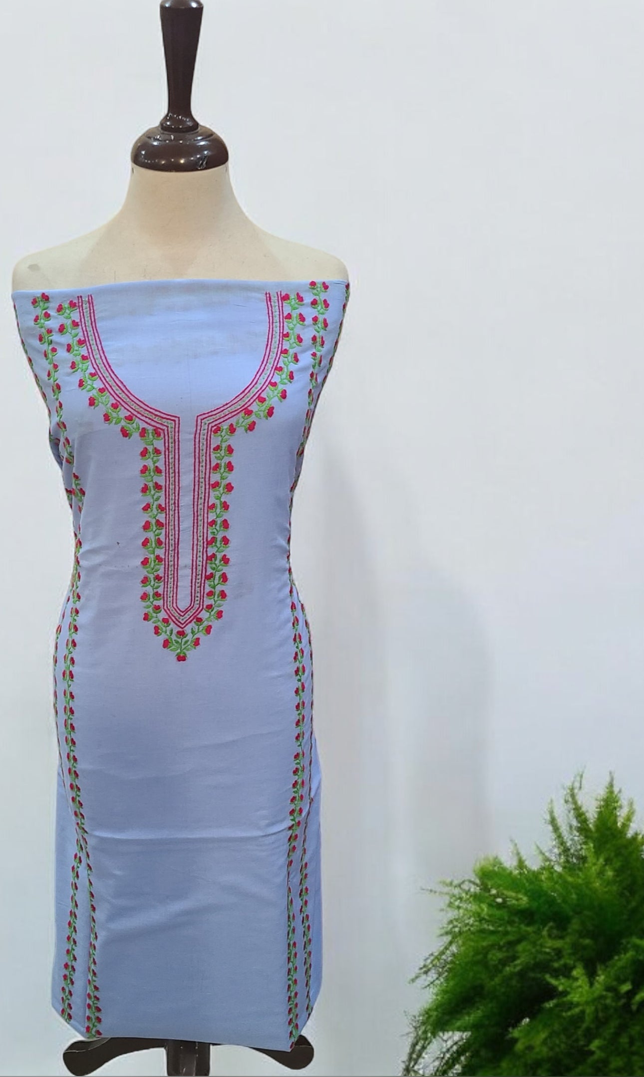 2pc Lawn Hand Embroidered Kurta style