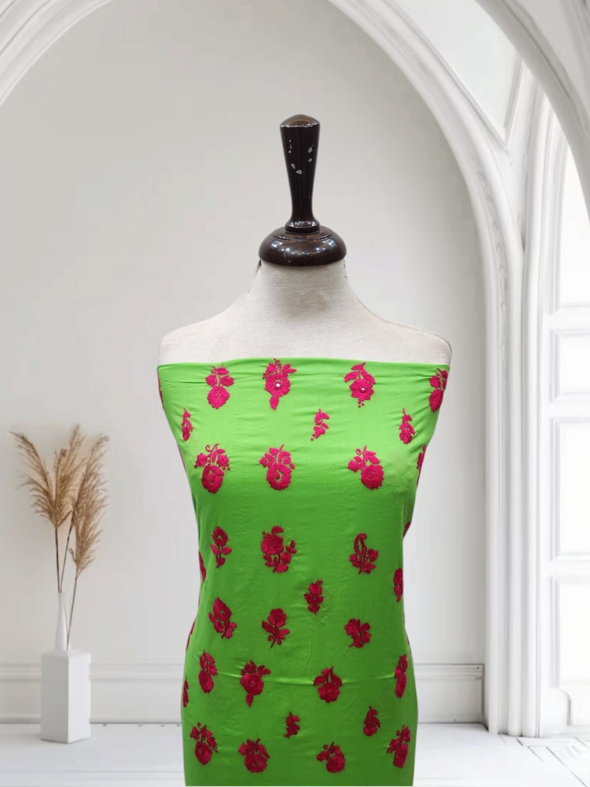 Branded lawn hand embroidered shirt