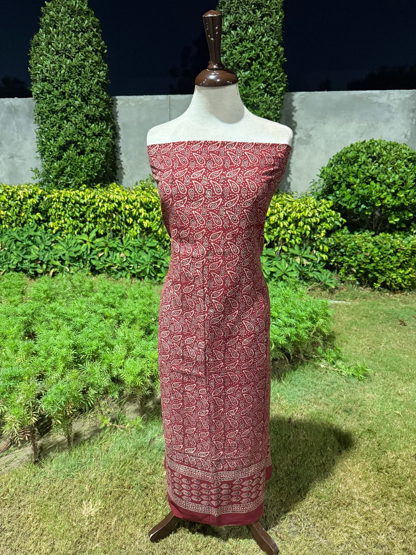 Lawn Natural dyed Shirt and dupatta