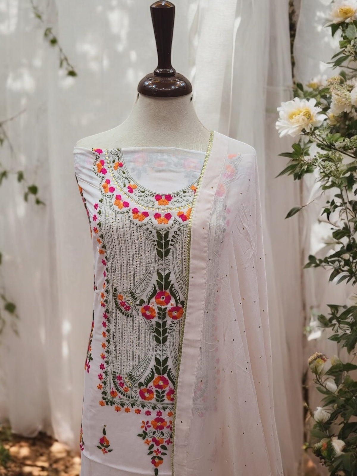 Eid Collection Colourful shirt & Dupatta