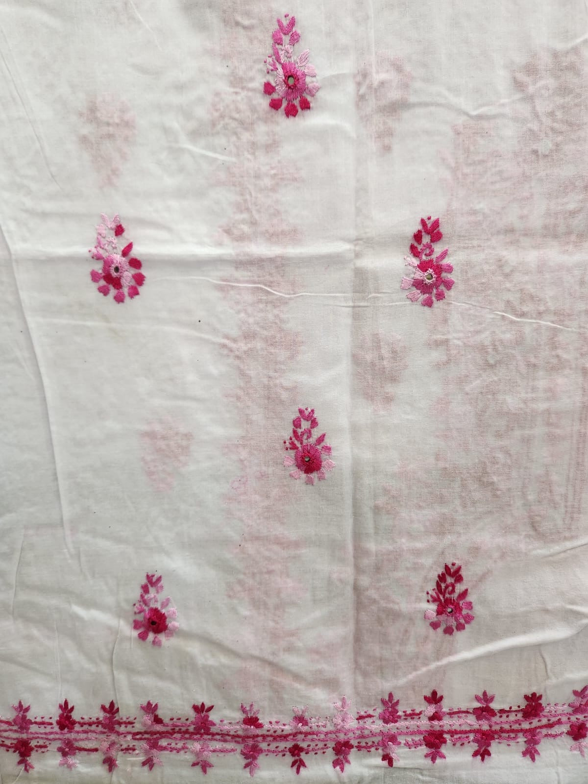 Premium design lawn hand embroidered shirt