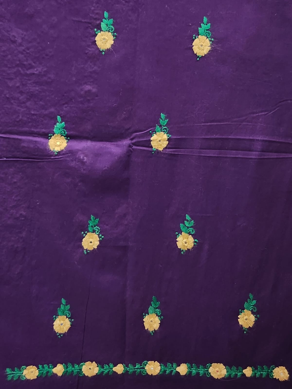 Lawn hand embroidered shirt