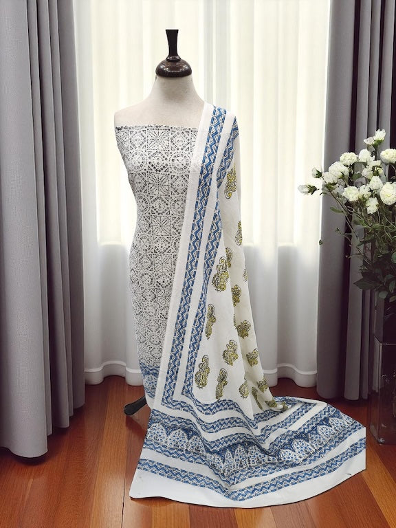 Block print 2pc lawn
