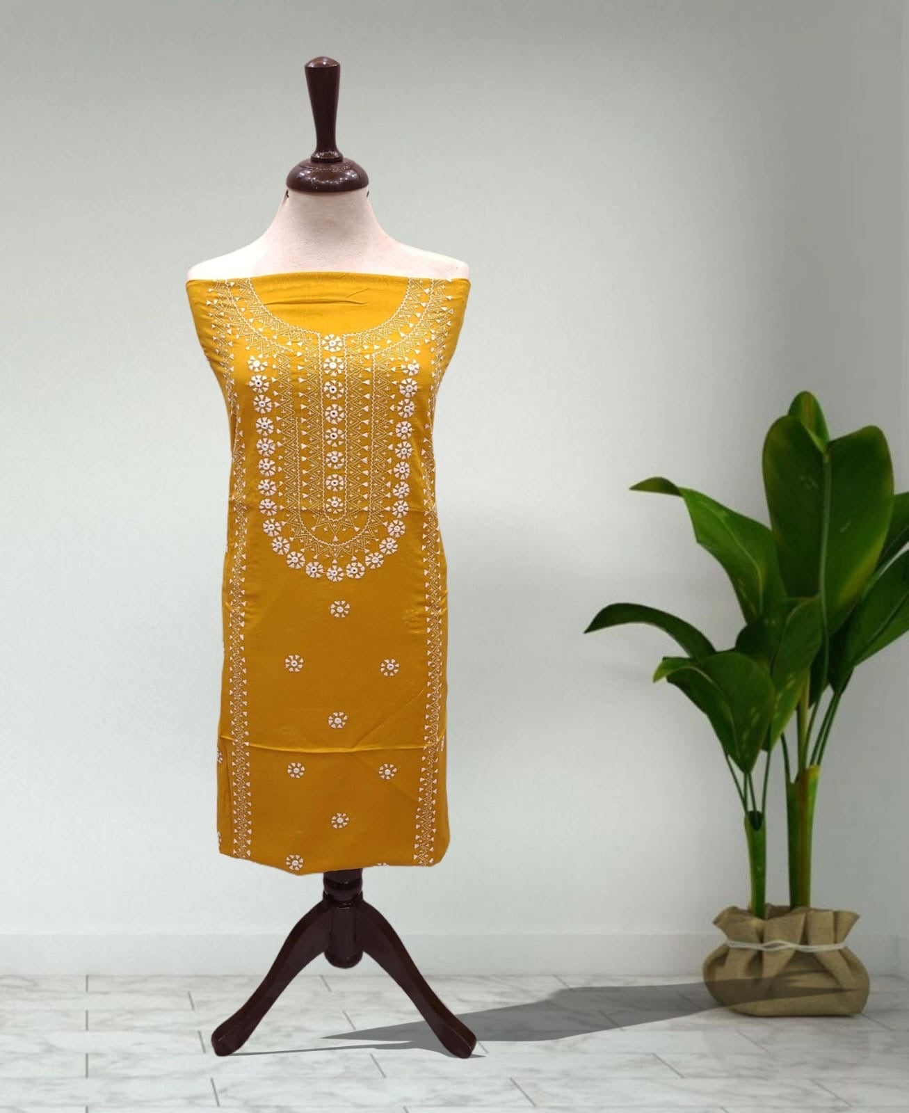 Guddi Tanka Hand Embroidered Lawn Shirt