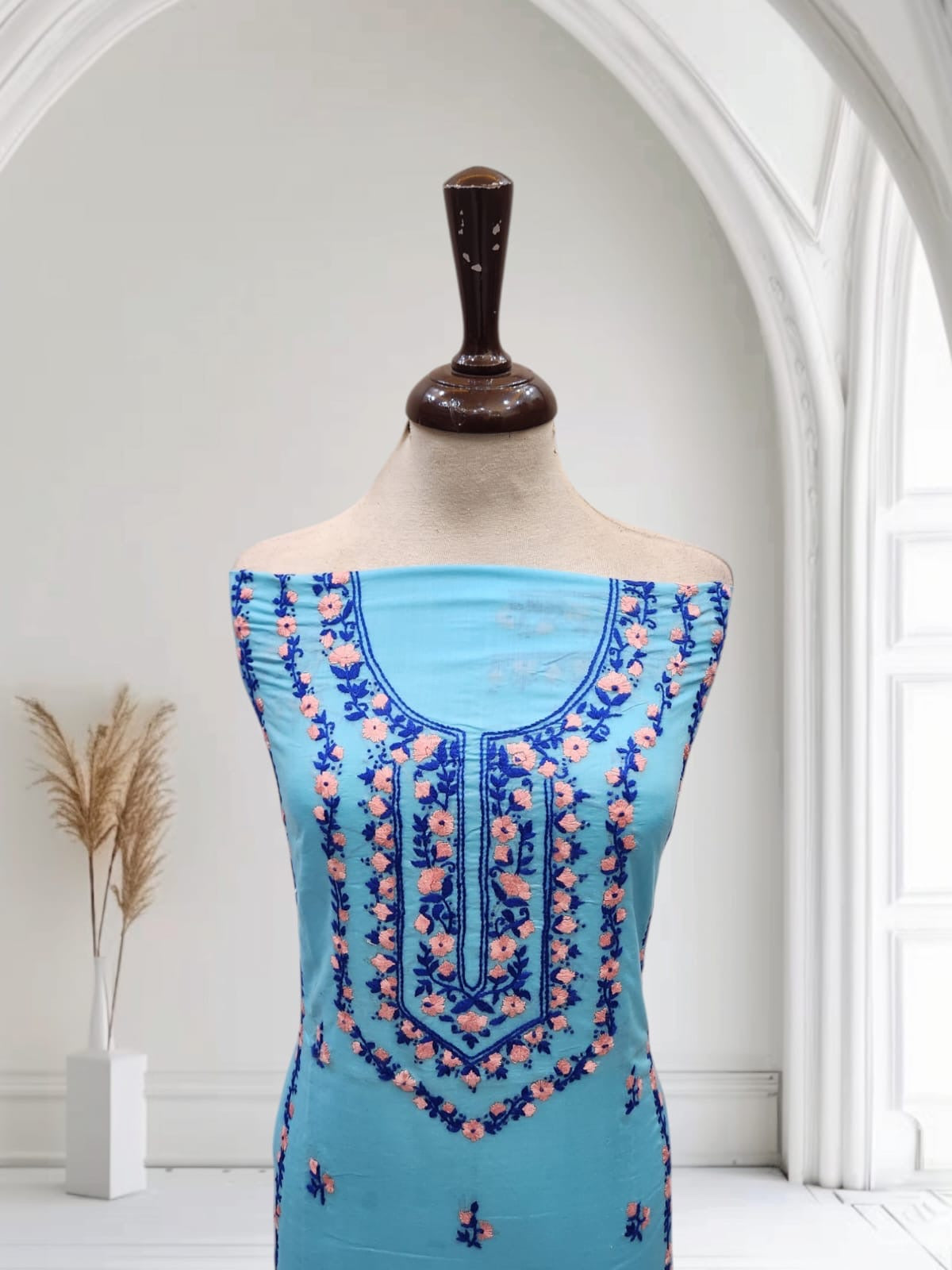 Lawn hand Embroidered shirt