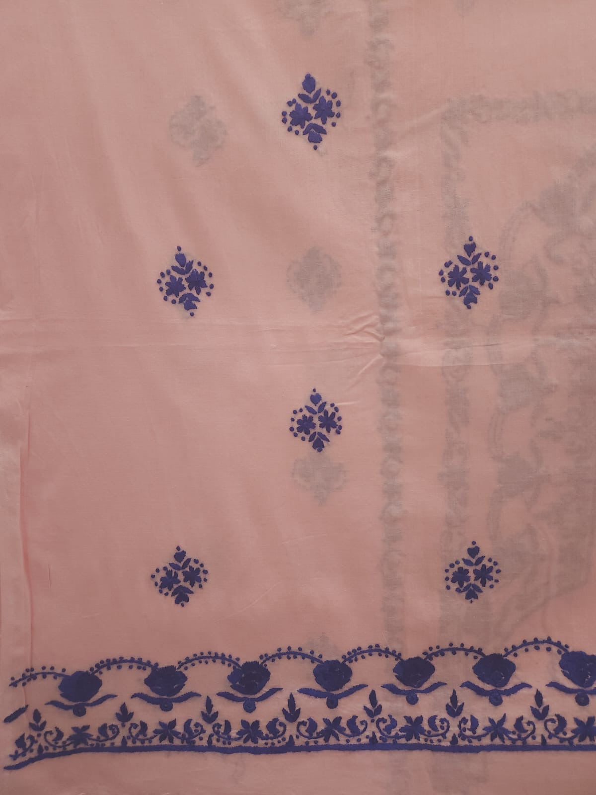Lawn hand embroidered shirt