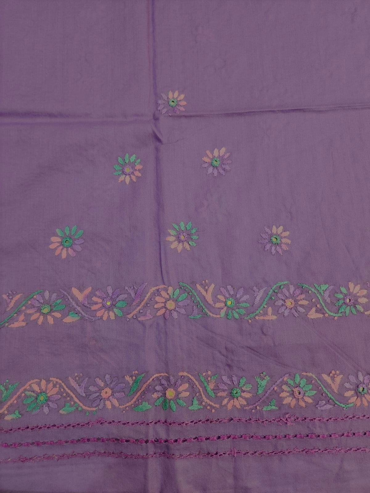 Lavender Tarkashi Lawn Shirt