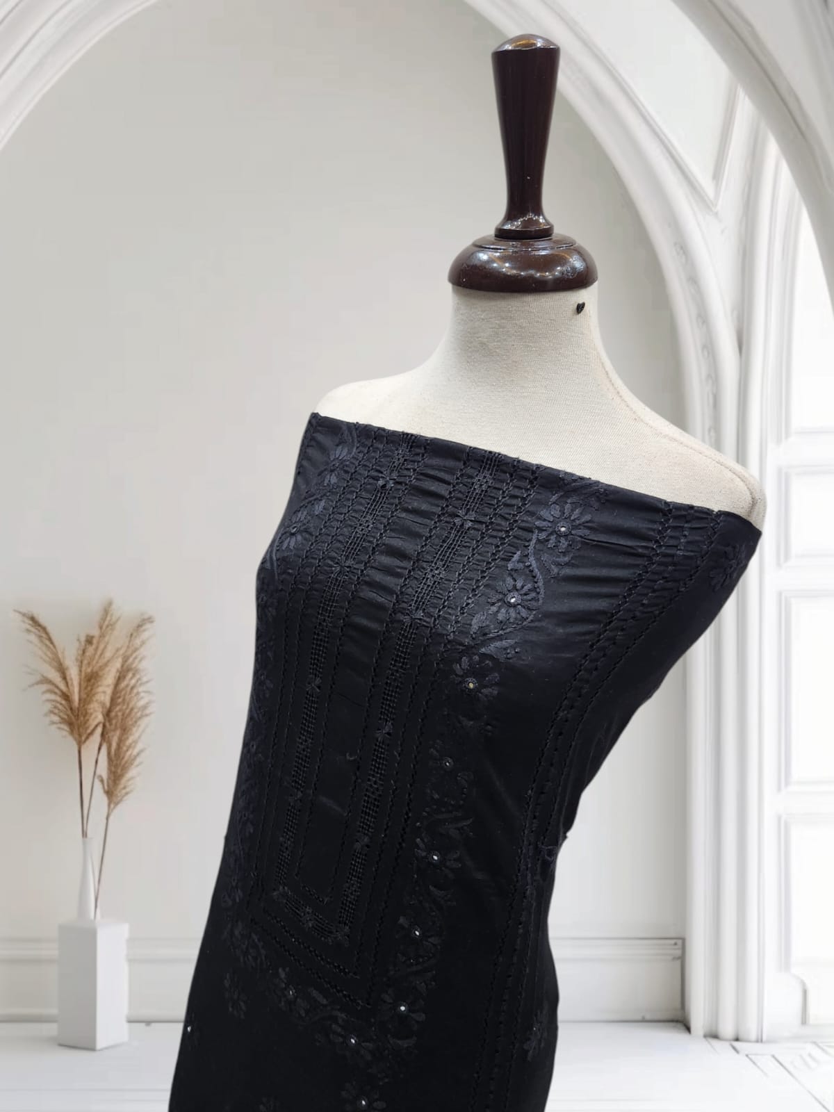 Black beauty Tarkashi lawn shirt