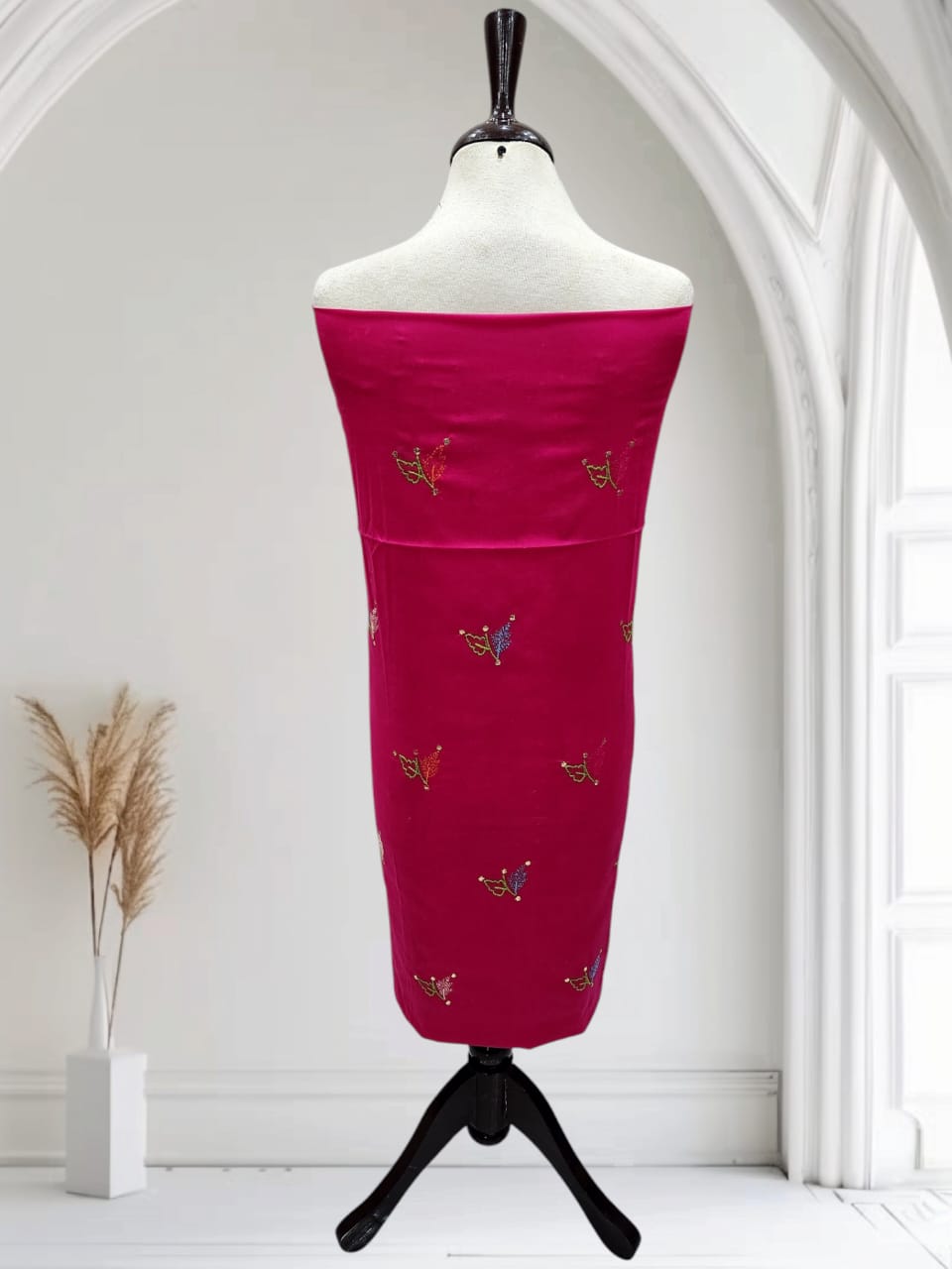 Kashmiri Jaal with Mukesh lawn shirt