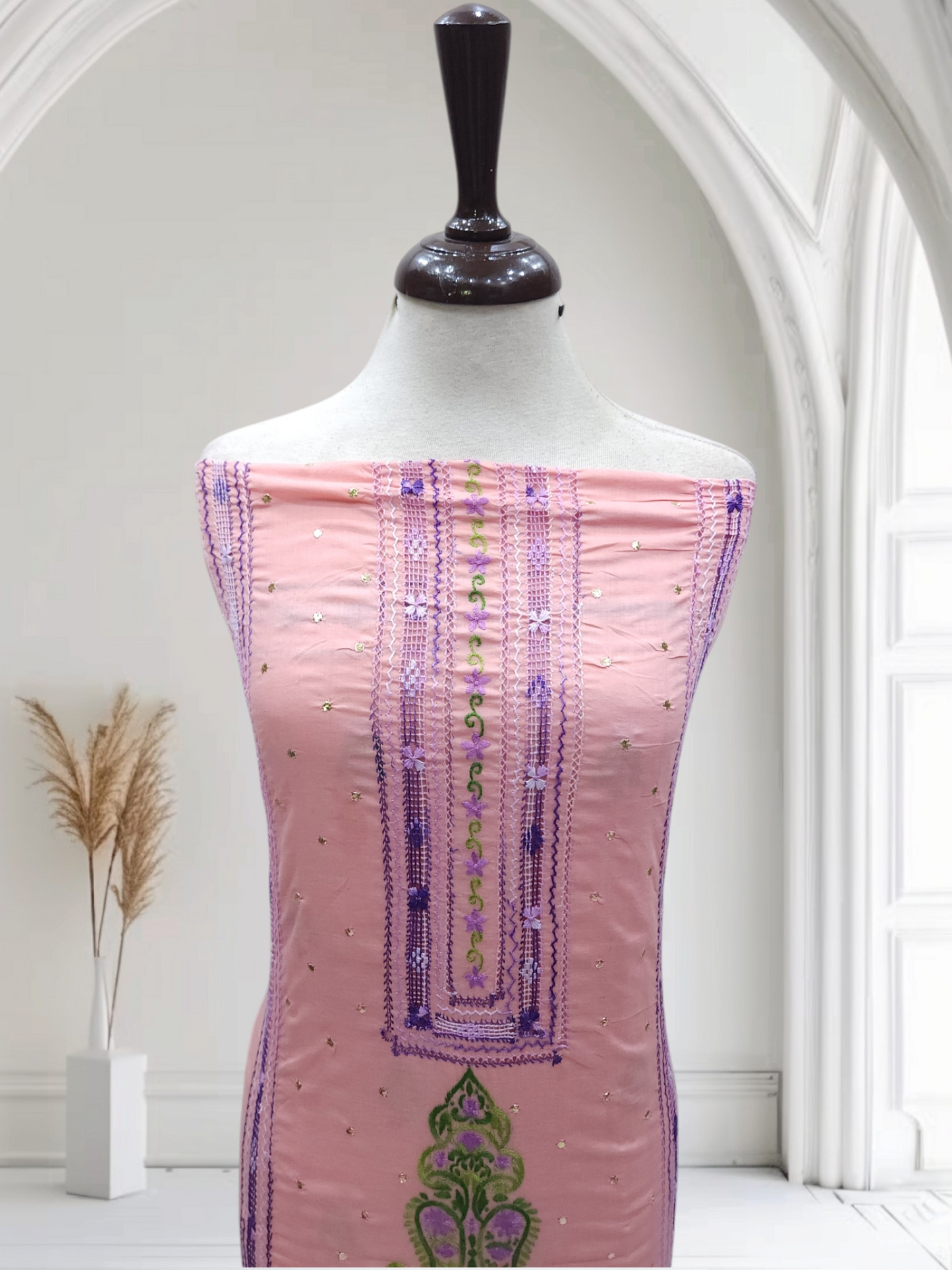 Pink Salty Shade Tarkashi Lawn Shirt