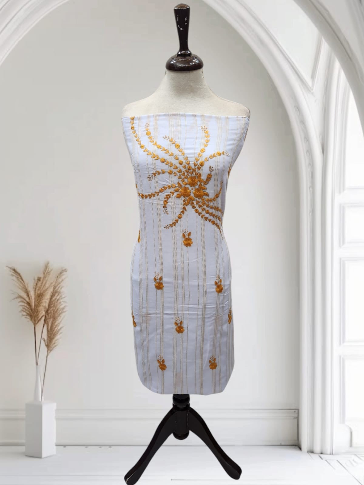 Branded fancy lawn hand embroidered stylish shirt