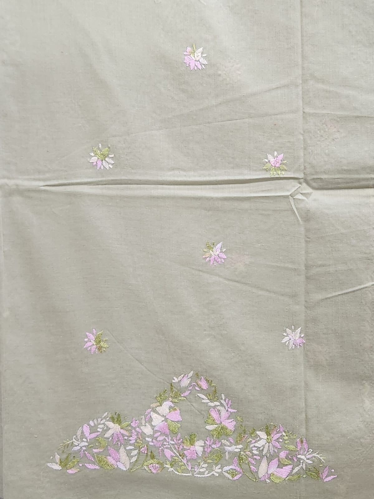 Lawn hand embroidered shirt