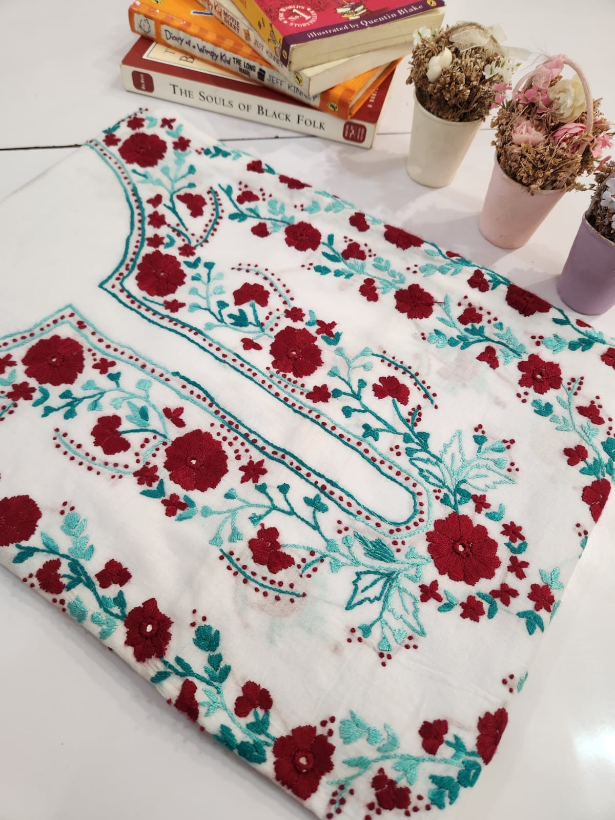 Most awaited lawn hand embroidered shirt