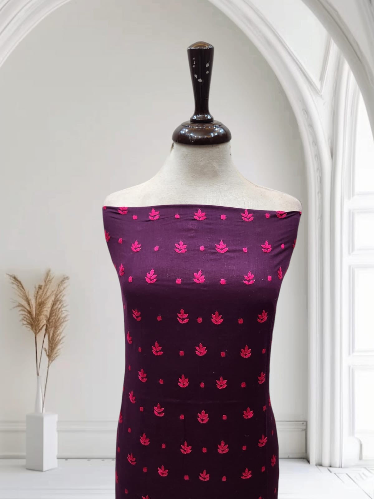 Jaal Boti lawn hand embroidered shirt