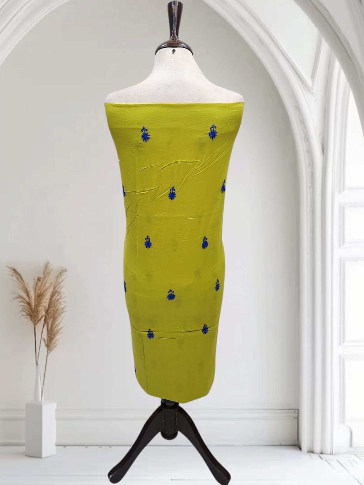 Lawn hand embroidered shirt