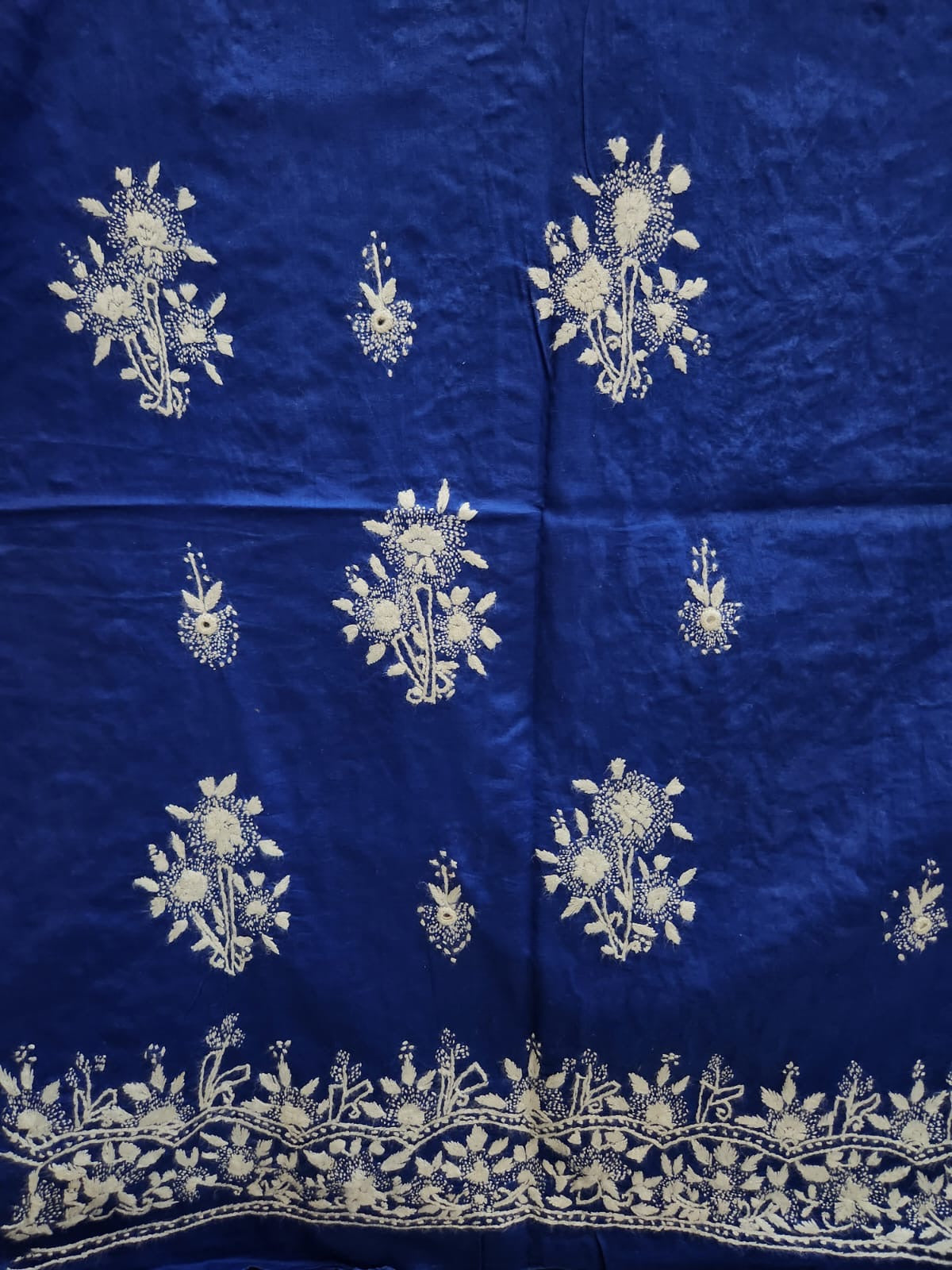 Kaccha tanka Lawn hand embroidered shirt