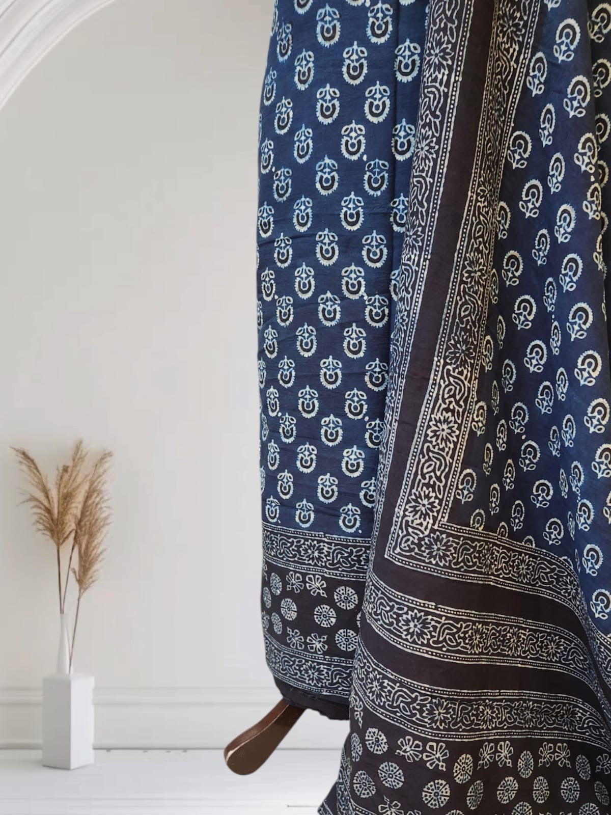 Linen Natural Dyed 2pc Shirt and dupatta