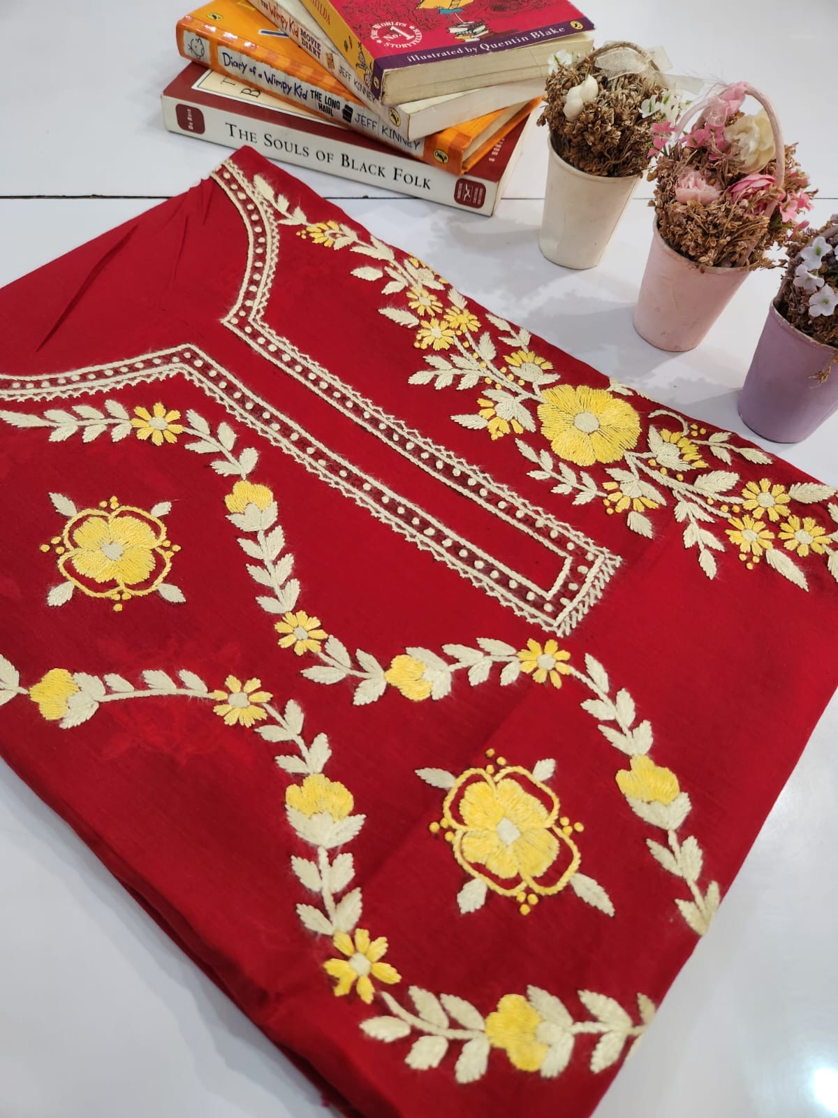 Lawn hand embroidered budget shirt