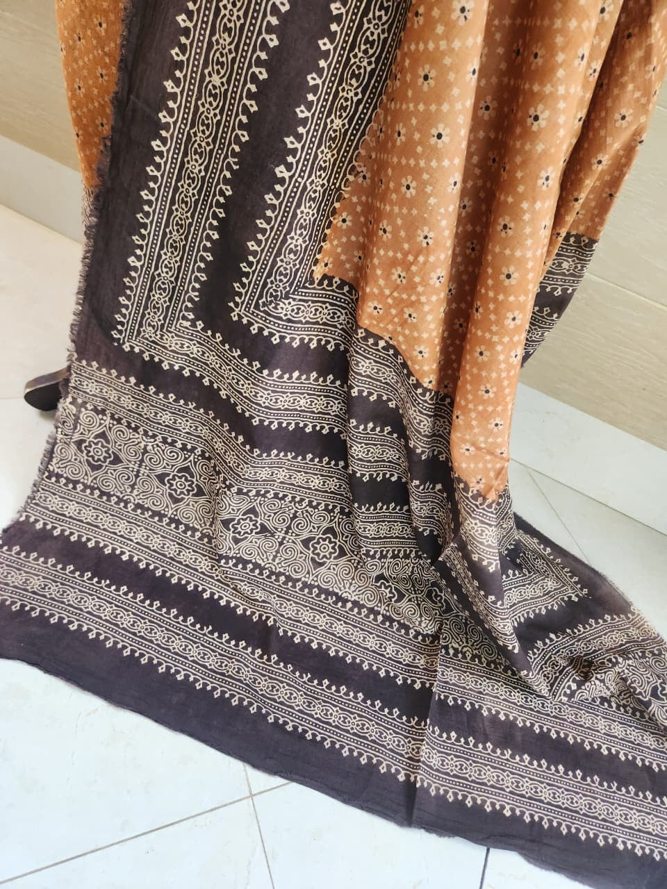 Lawn natural dyed shirt dupatta