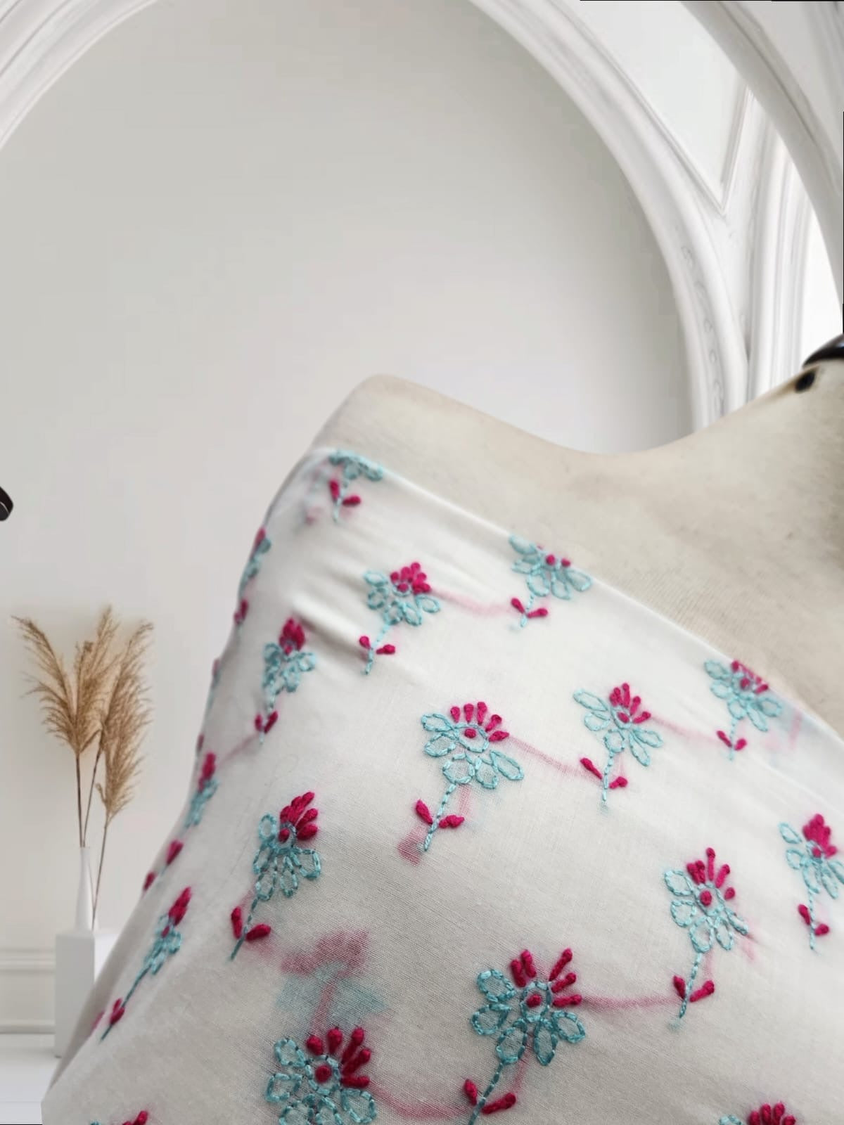 Lawn Jaal hand embroidered shirt