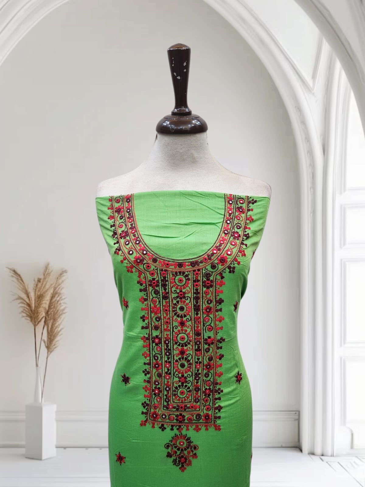 Branded Lawn hand embroidered shirt