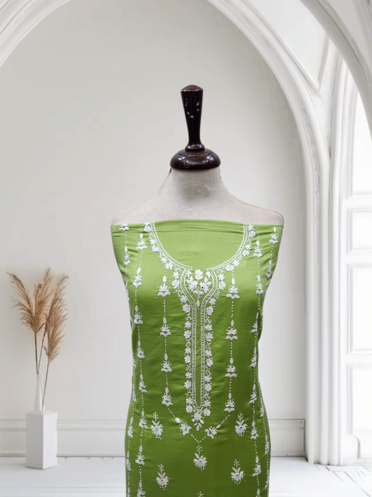 Most demanding lawn hand embroidered shirt