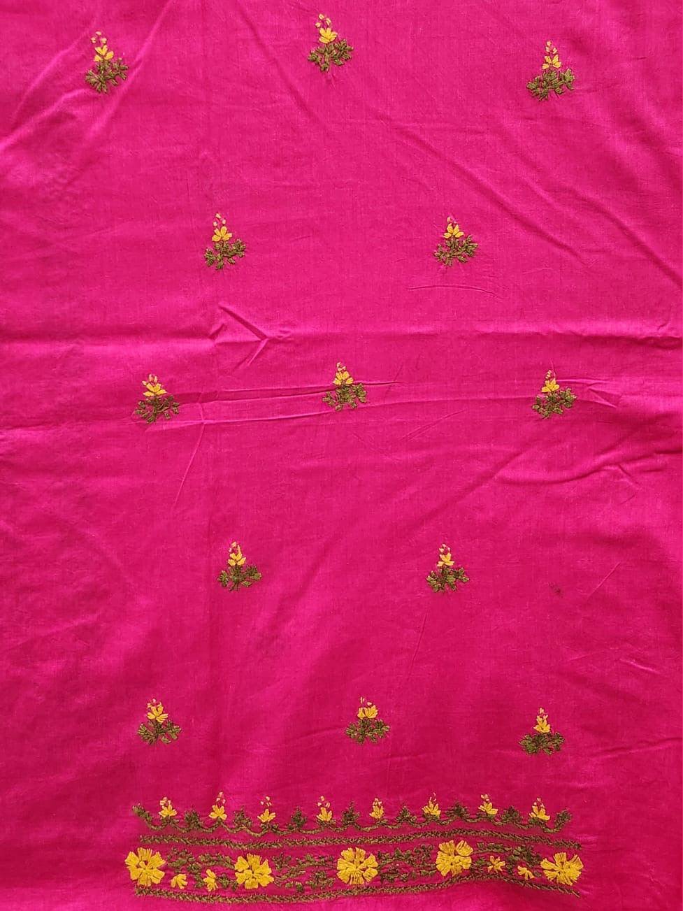 Hand embroidered lawn budget shirt