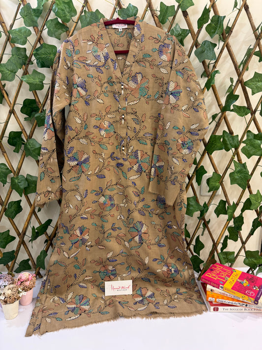 Pashmina Kanth kurta Size Medium