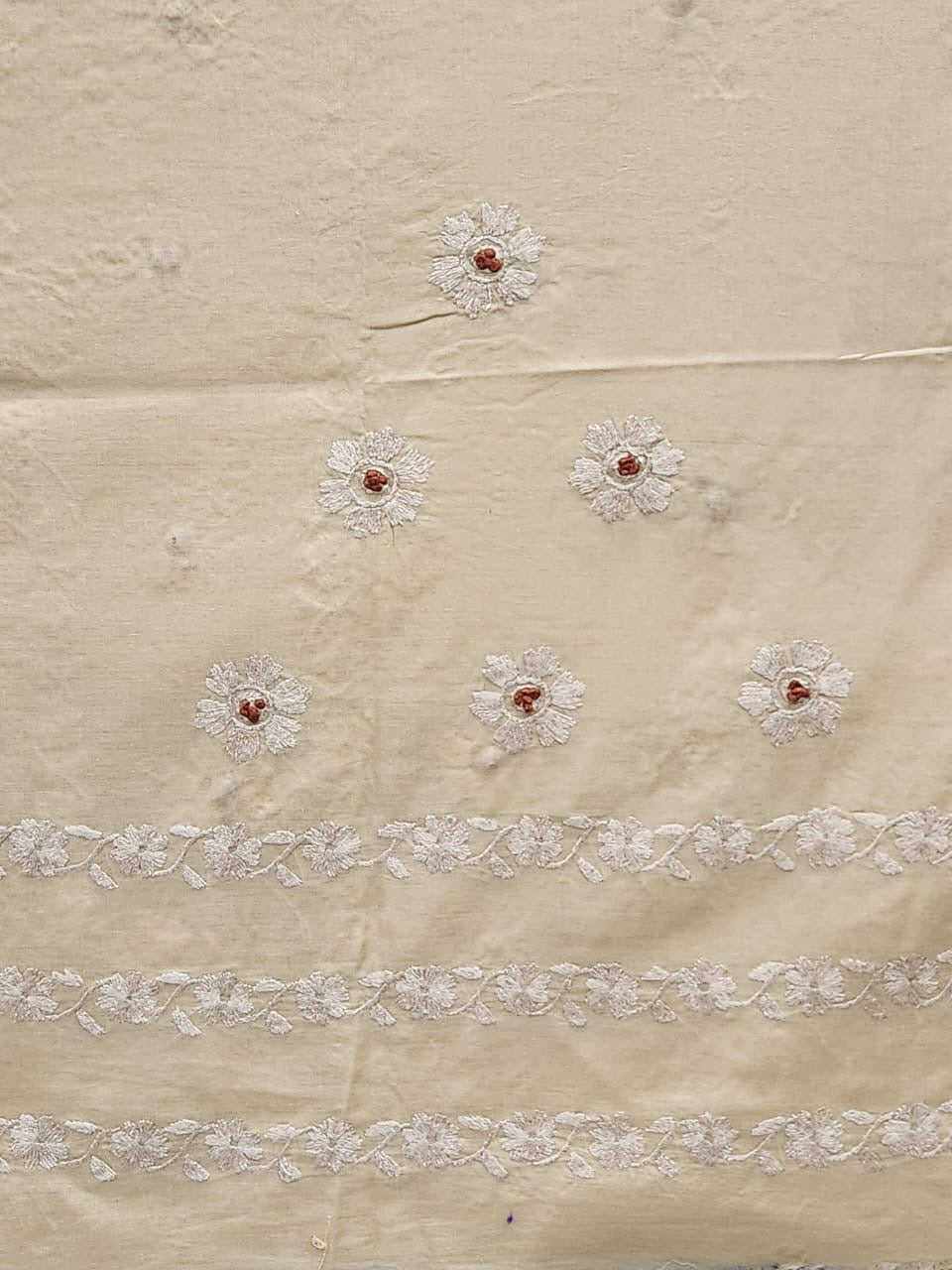 Lawn hand embroidered shirt