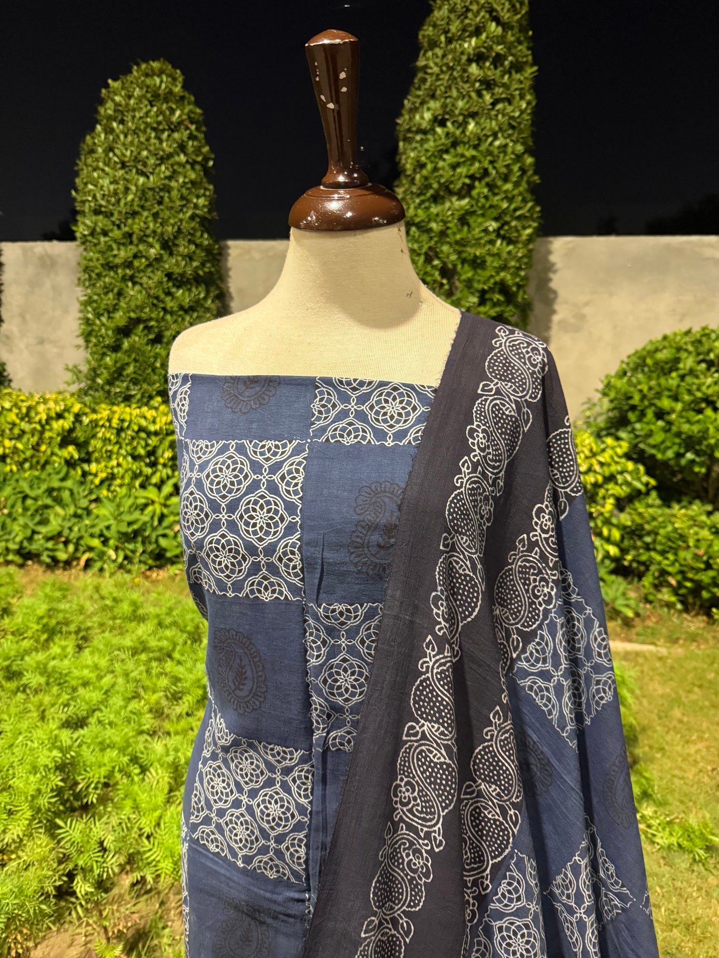 Lawn Natural Dyed shirt and dupatta