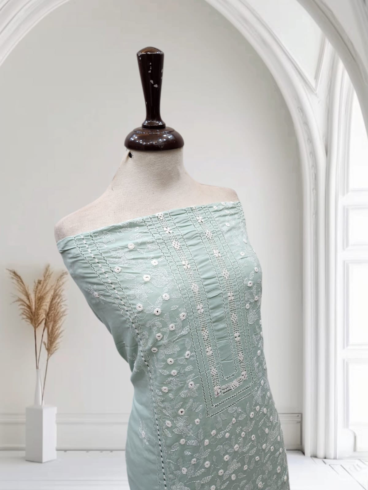 Tarkashi lawn hand Embroidered shirt