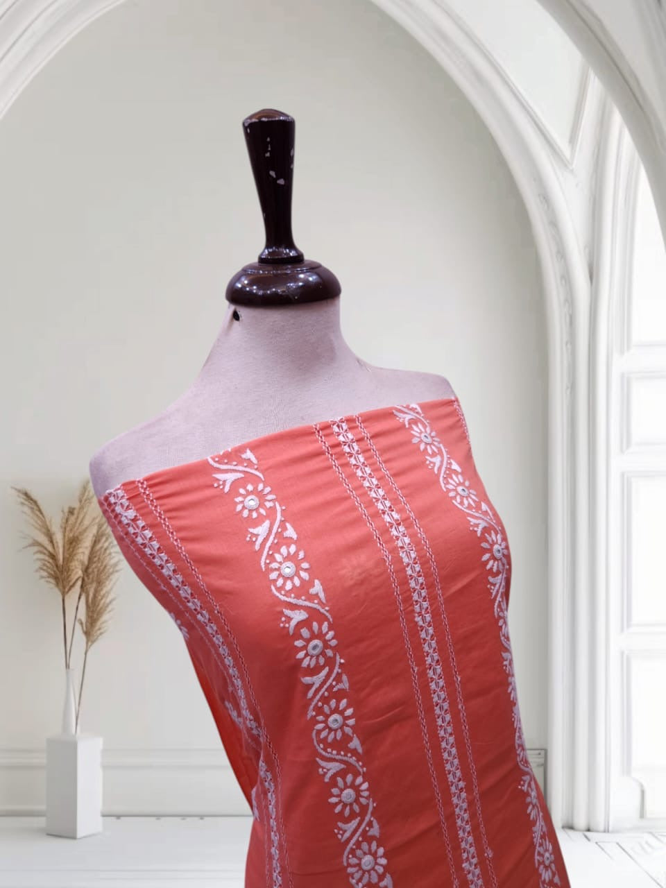 Tarkashi lawn hand embroidered shirt