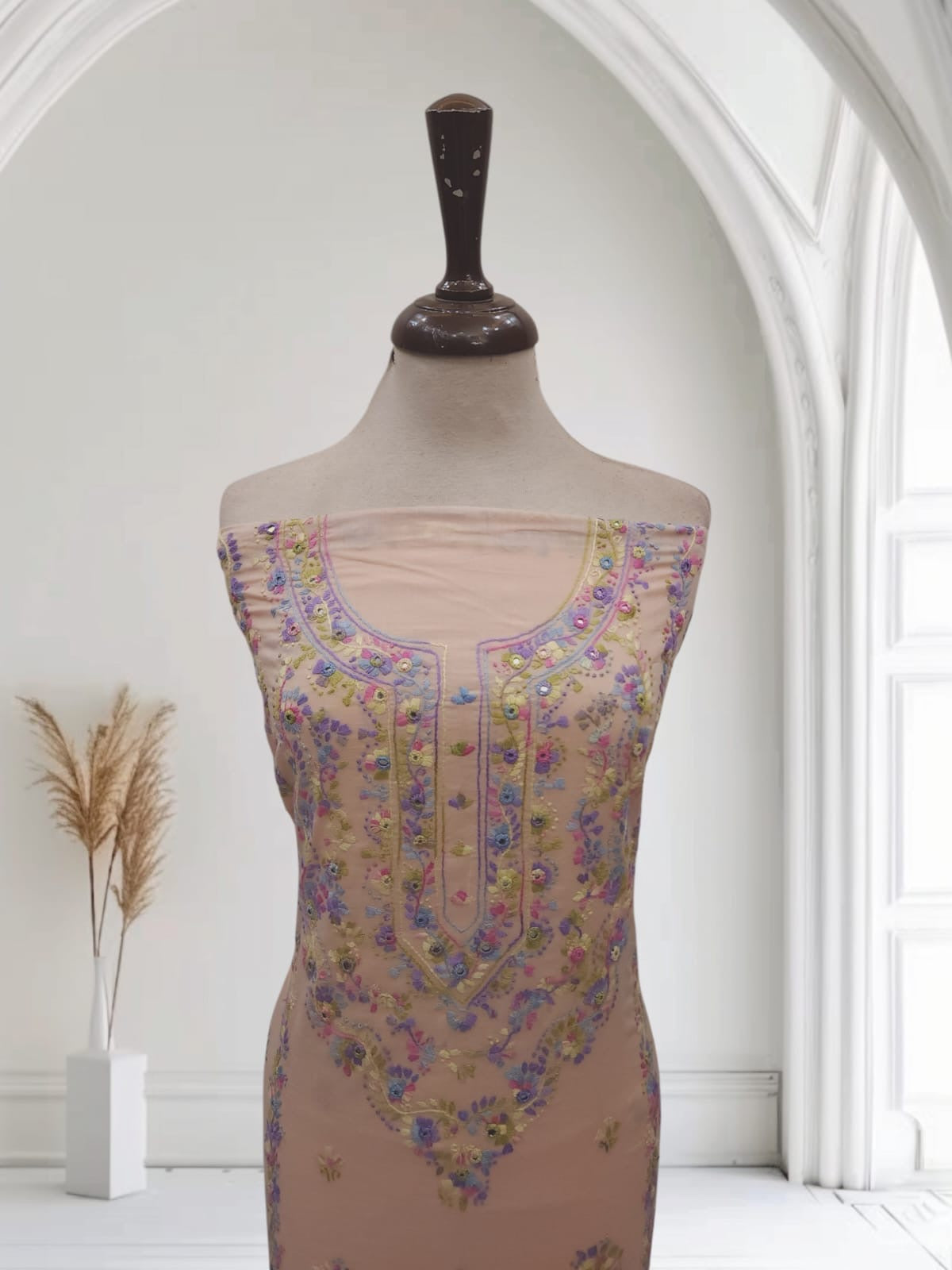 Most Demanding Lawn hand embroidered shirt