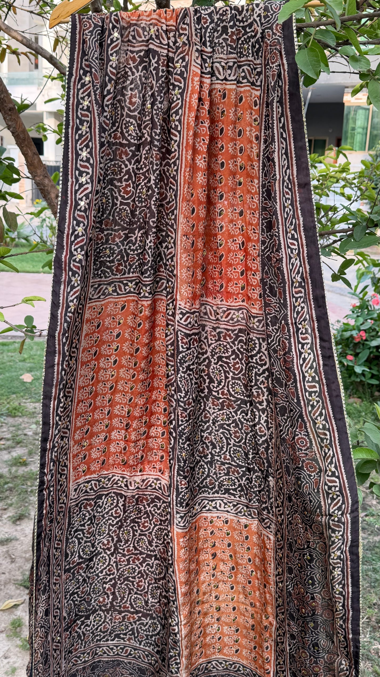 Medium Silk with Mukesh Dupatta