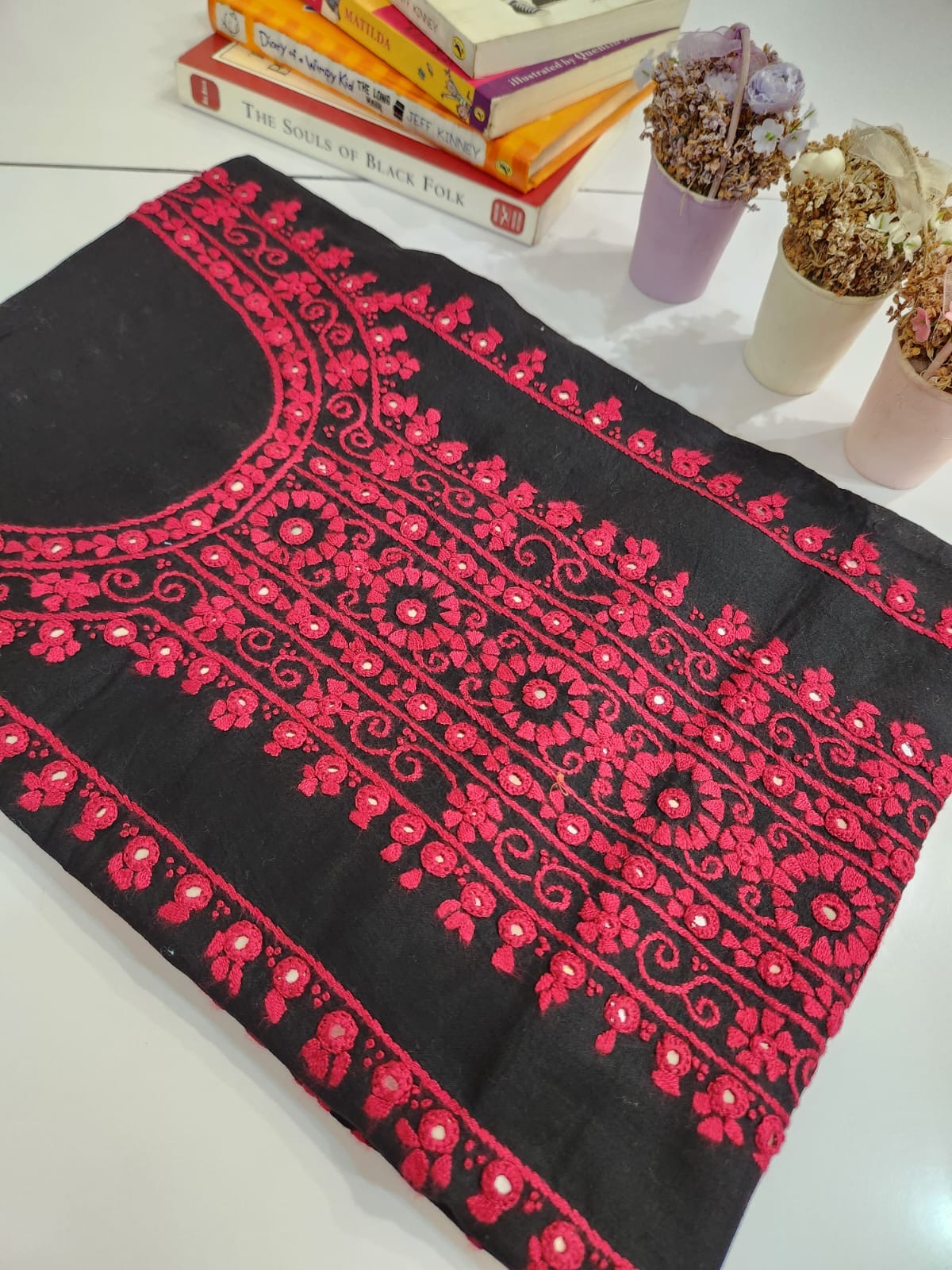 Mirror Lover hand embroidered lawn shirt