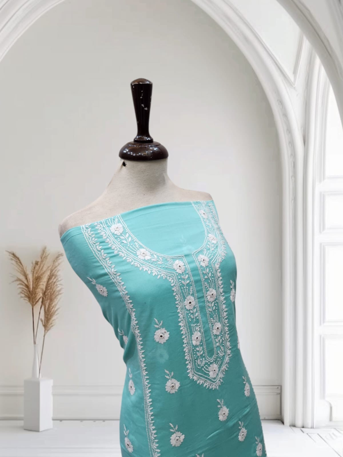 Most demanding lawn hand embroidered shirt