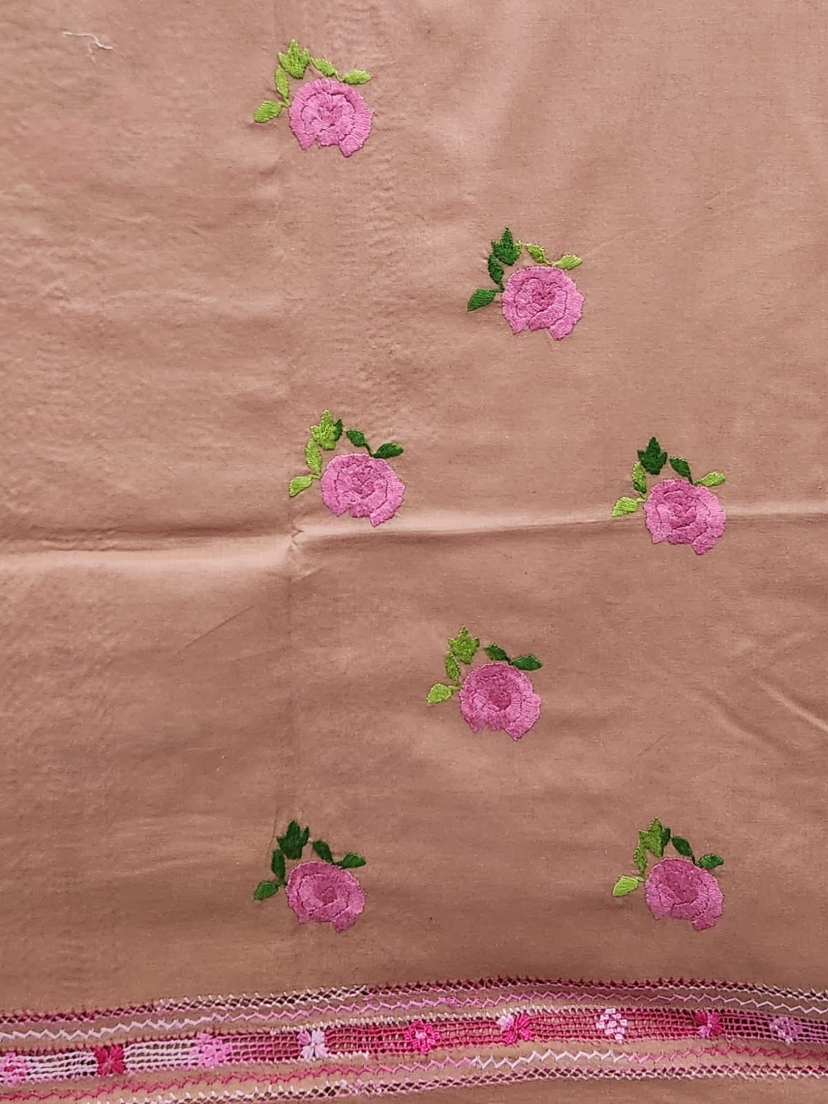 Tarkashi lawn hand embroidered shirt