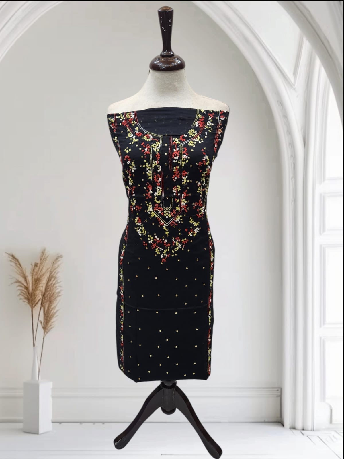Mukesh Lawn Hand embroidered shirt