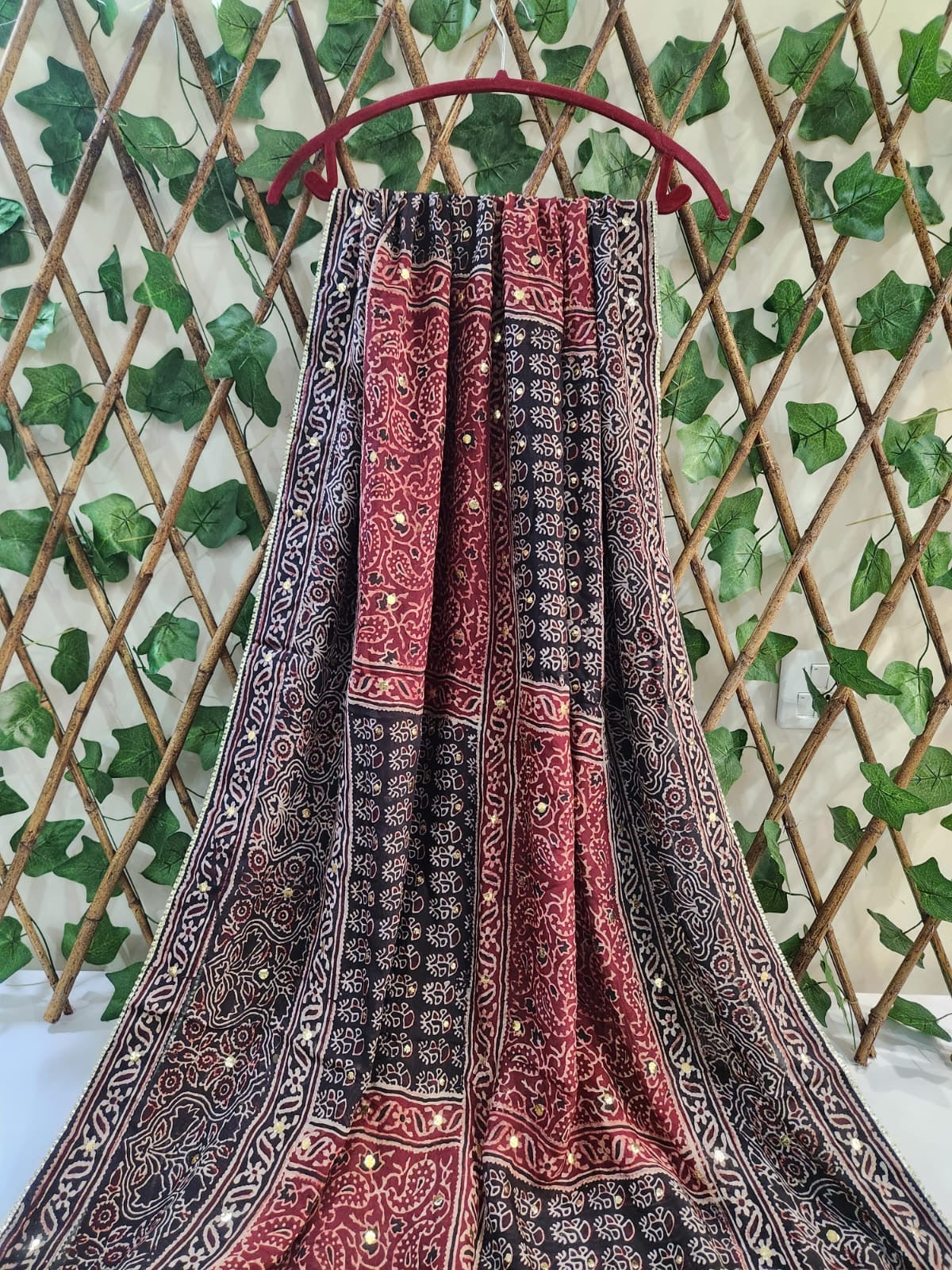 Medium Silk Dupatta with Mukesh (advance payment)