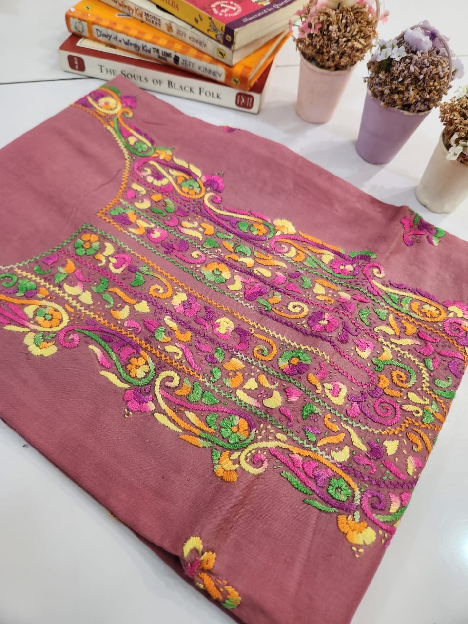 Lawn hand embroidered Budget shirt
