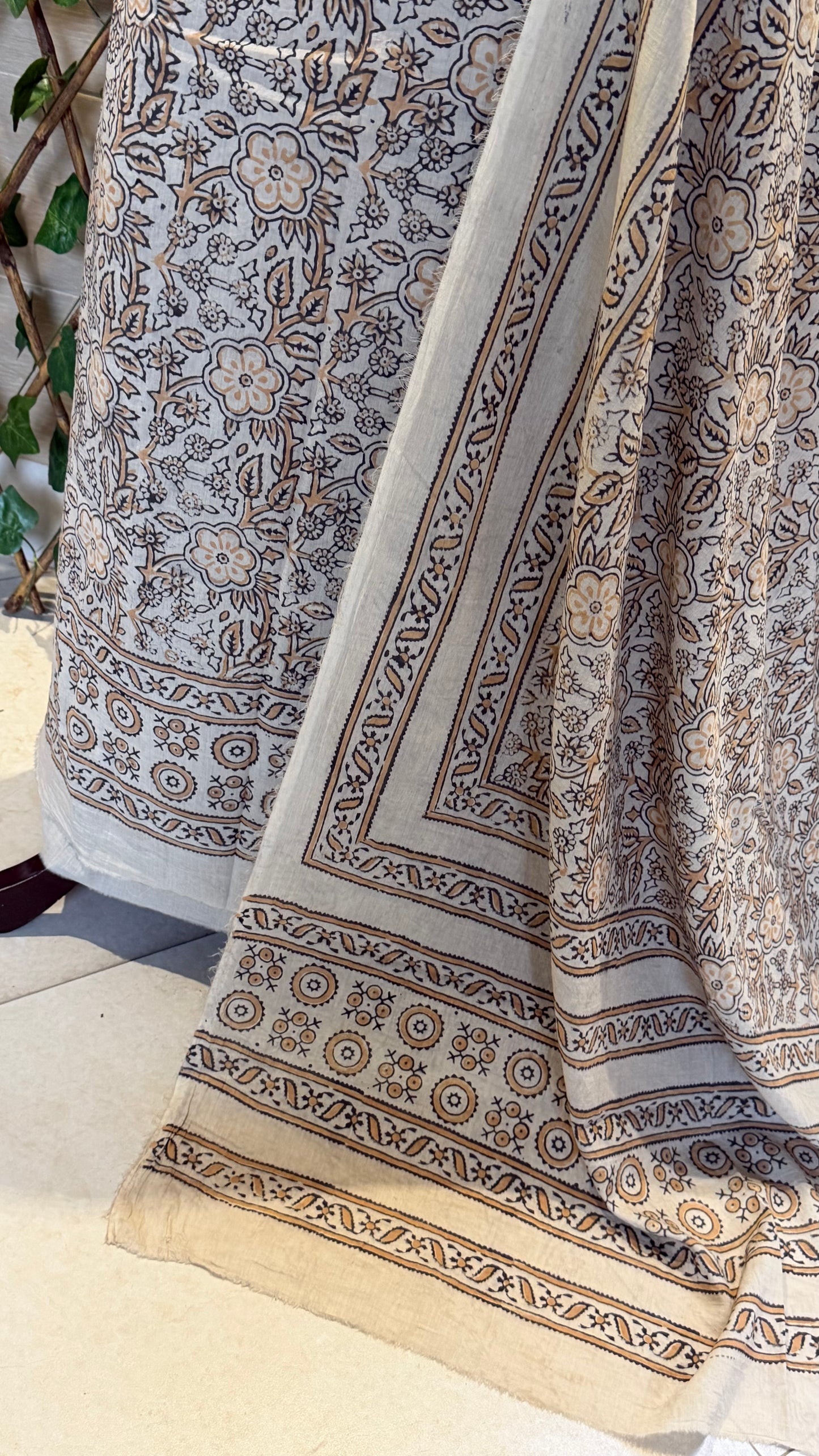 Lawn natural dyed Shirt and dupatta